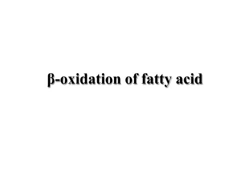 oxidation of fatty acid 2nd Semester B.Pharmacy ,BP203T Biochemistry,BPharmacy,Handwritten Notes,Important Exam Notes,BPharm 2nd Semester,Biochemistry,