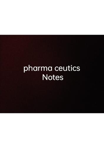 Ceutics Notes no.1 Raut sir  1st Semester B.Pharmacy Lecture Notes,BP103T Pharmaceutics-I,