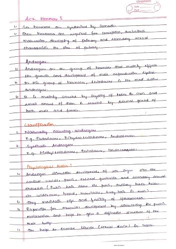 Unit 5 cology 5th Semester B.Pharmacy Lecture Notes,BP503T Pharmacology II,