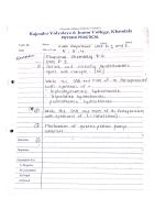 IMP que SEM 5th 5th Semester B.Pharmacy Practice Material/Mock Test,,