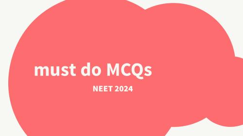 NEET mcqs  2nd Year Bachelor of Medicine and Bachelor of Surgery Lecture Notes,Biology,PGIMS,Vidhi,#neet,#neet2024,